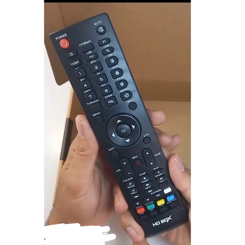 کنترل جایگزین(مشابه) گیرنده  اچ دی باکس HD BOX