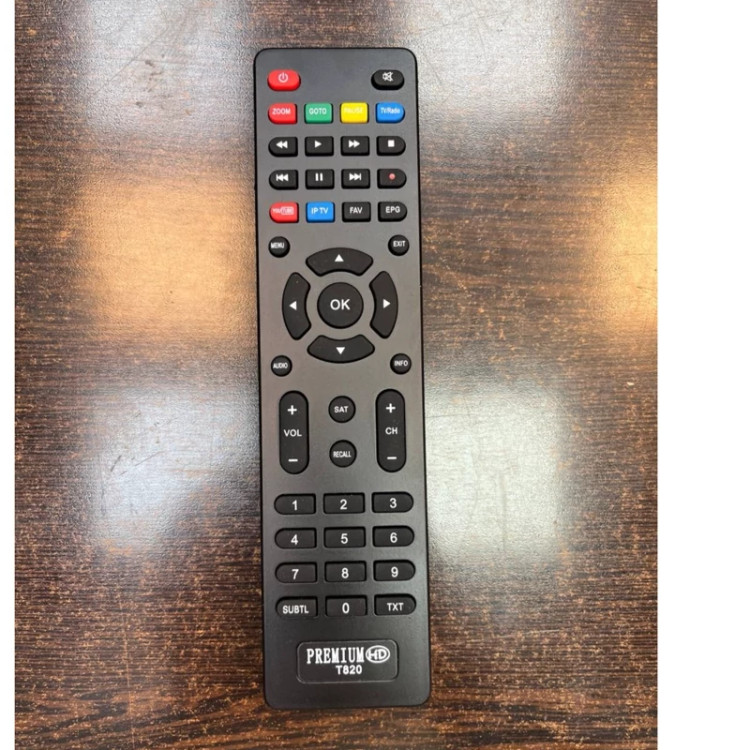 کنترل اصلی و اورجینال گیرنده پرمیوم اچ دی premium HD T820 (جدید)