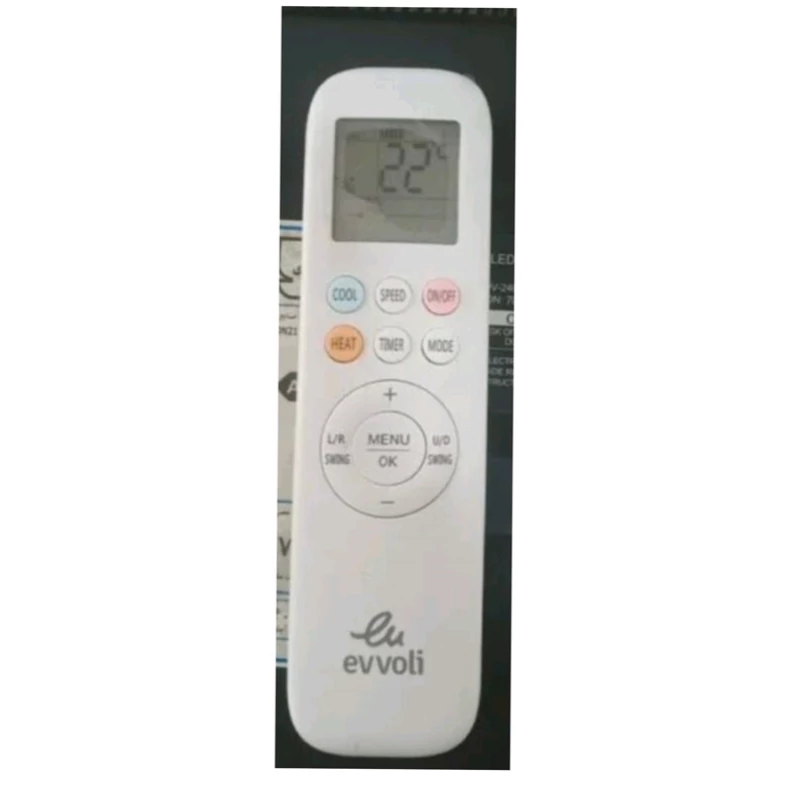 کنترل جایگزین کولر گازی نایاب ایوولی  12000هزار  Evvoli( جایگزین ارسال میشه)