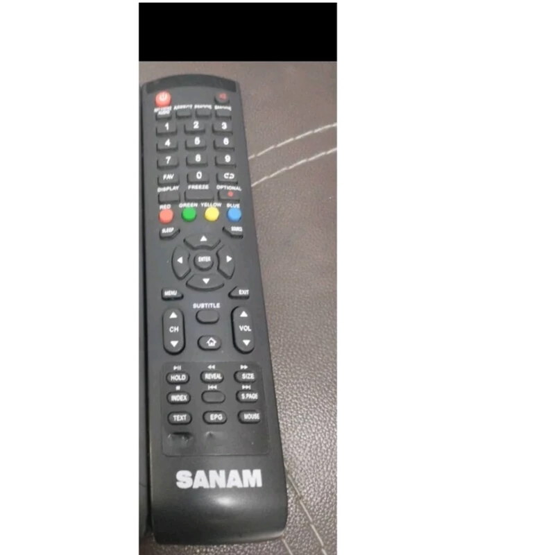 کنترل جایگزین تلویزیون صنام طرح 2500 (کنترل جایگزین ارسال میشه)