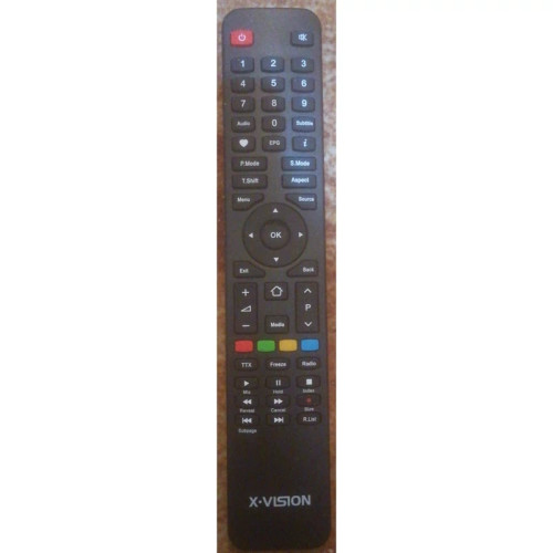 کنترل اصل شرکتی و فابریکی تلویزیون و ال ای دی ایکس ویژن بلند (هوم وسط) XVISION