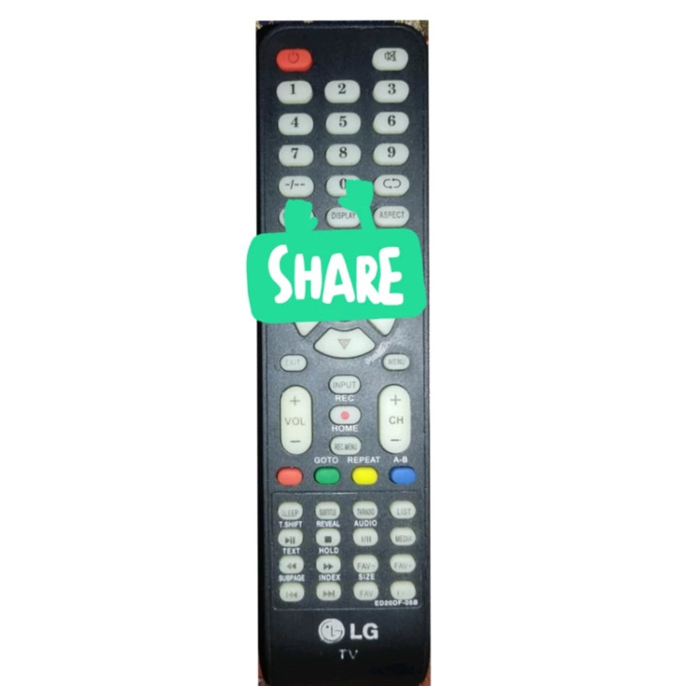 کنترل جایگزین تلویزیون و ال ای دی ال جی چینی و مصری LG