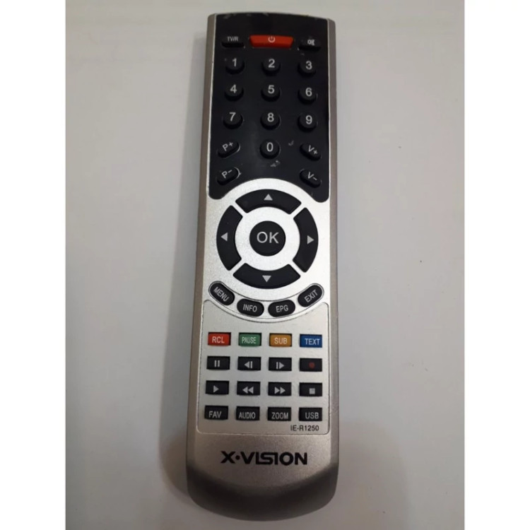 کنترل با کیفیت گیرنده دیجیتال ایکس ویژن دو رنگ ولوم دار XVISION