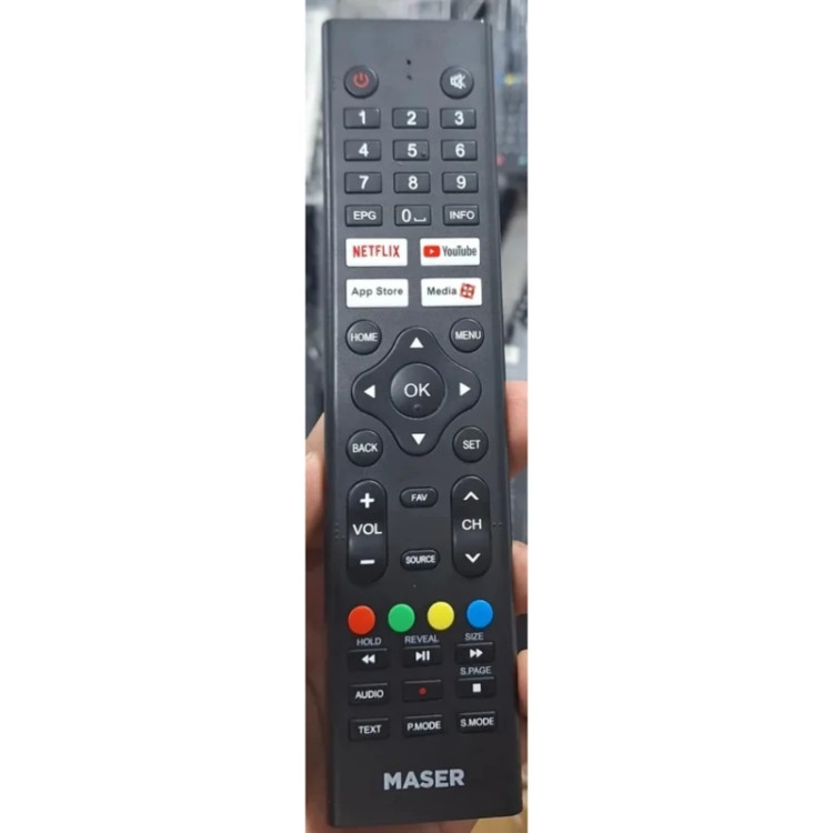 کنترل اصل شرکتی تلویزیون و ال ای دی ماسر اینترنت دار MASETE