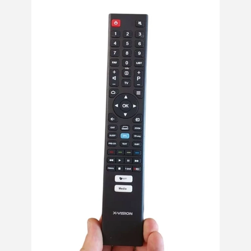 کنترل  شرکتی و فابریکی تلویزیون و ال ای دی ایکس ویژن بلند XVISION EPG