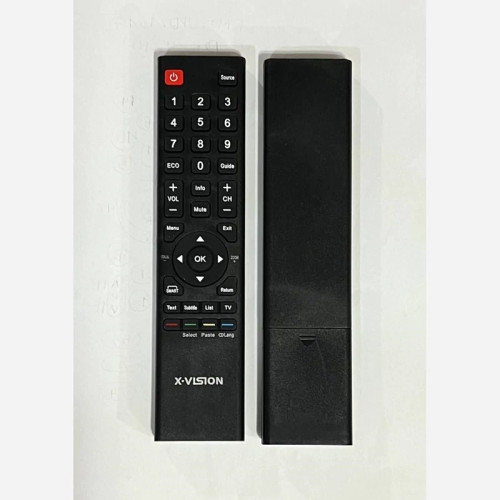 کنترل شرکتی و فابریکی تلویزیون و ال ای دی ایکس ویژن تخت جدید XVISION