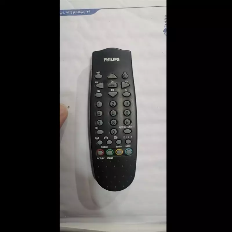 کنترل شرکتی تلویزیون معمولی فیلیپس تخم مرغی  philips