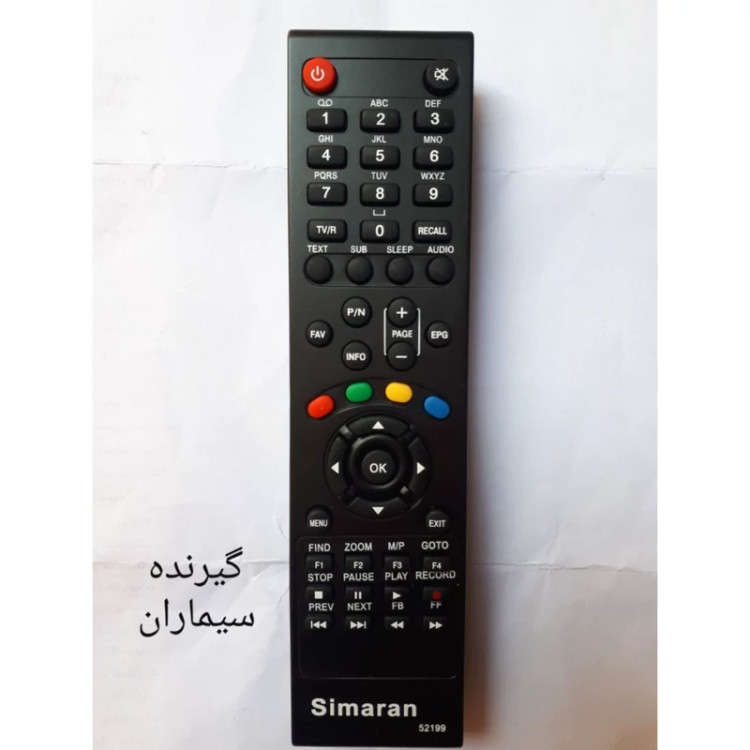 کنترل اصلی و شرکتی گیرنده دیجیتال کمبو سیماران SIMARAN