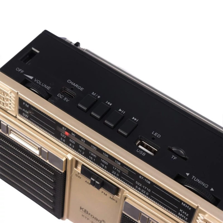 رادیو اسپیکر بلوتوثی خورشیدی کی برود KTF-2209
