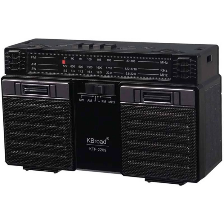 رادیو اسپیکر بلوتوثی خورشیدی کی برود KTF-2209
