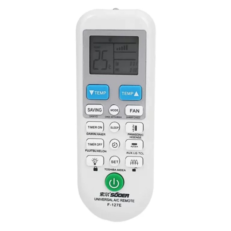 کنترل کولر گازی همه کاره سوئر Suoer F-127E