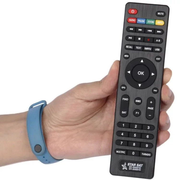 کنترل گیرنده استارست StarSat SR-69698989 HD درجه یک