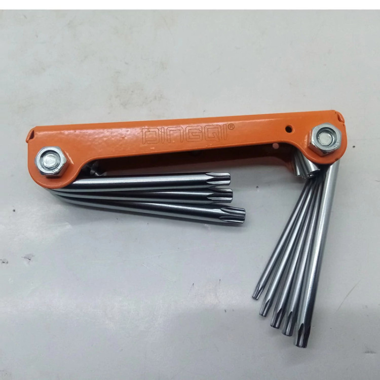 آچار آلن ستاره ای دینگشی مدل DF845S مجموعه 8 عددی