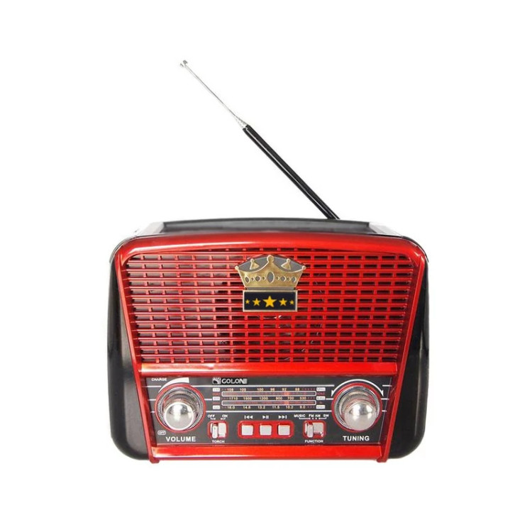 اسپیکر و رادیو بلوتوثی قابل حمل مدل RX-BT455 خورشیدی
