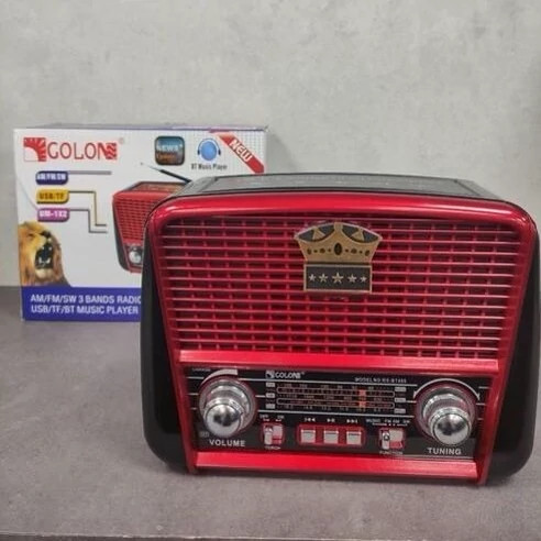 اسپیکر و رادیو بلوتوثی قابل حمل مدل RX-BT455 خورشیدی