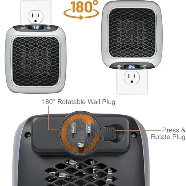 بخاری برقی کم مصرف فن دار و کنترل از راه دور مدل HANDY HEATERبخاری برقی کم مصرف فن دار و کنترل از راه دور مدل HANDY HEAT