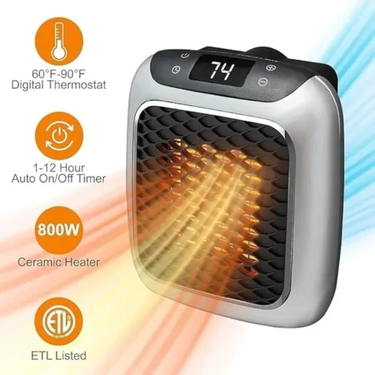 بخاری برقی کم مصرف فن دار و کنترل از راه دور مدل HANDY HEATERبخاری برقی کم مصرف فن دار و کنترل از راه دور مدل HANDY HEAT