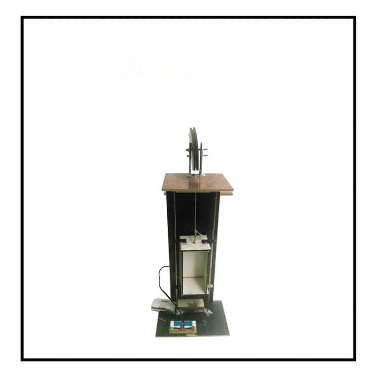 کیت آموزشی مدل کیت سازه حرکتی پایه نهم آسانسور چوبی کد hp123