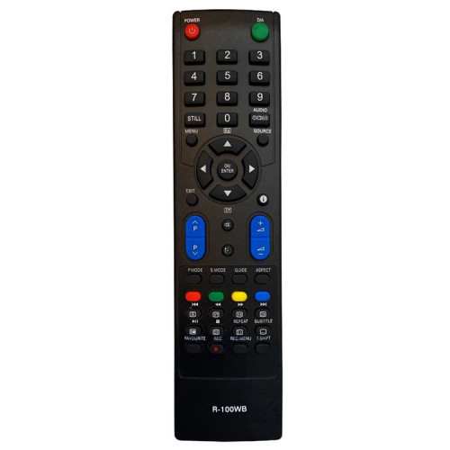 ریموت کنترل تلویزیون دوو مدل 100WB
