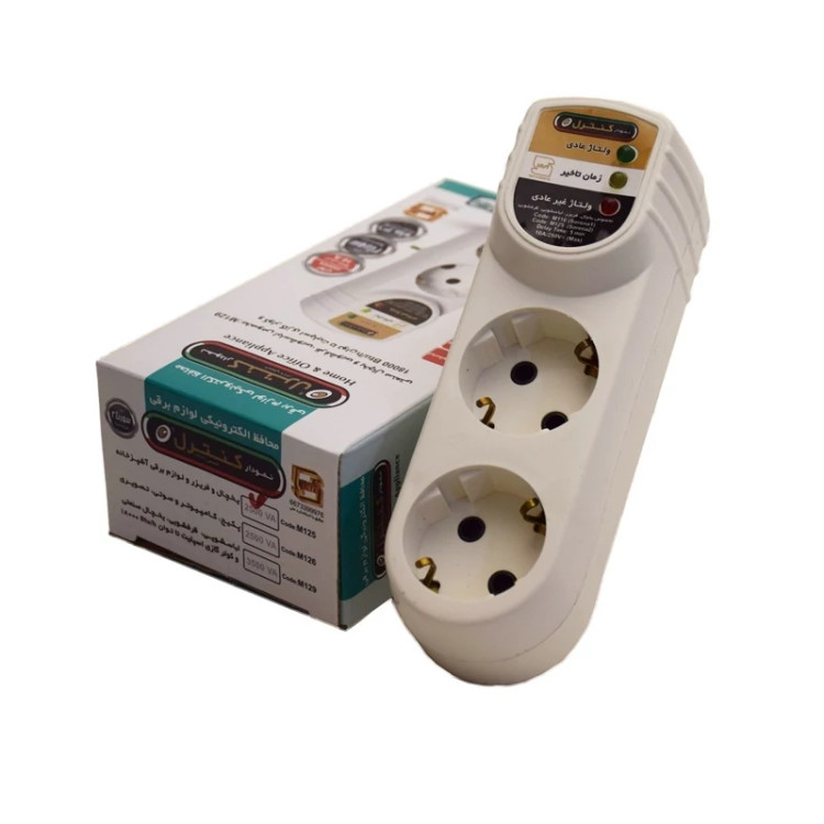 محافظ ولتاژ دوخانه دوشاخ دار نمودار کنترل مدل M125 برای یخچال و ساید فریزر و لوازم برقی آشپزخانه