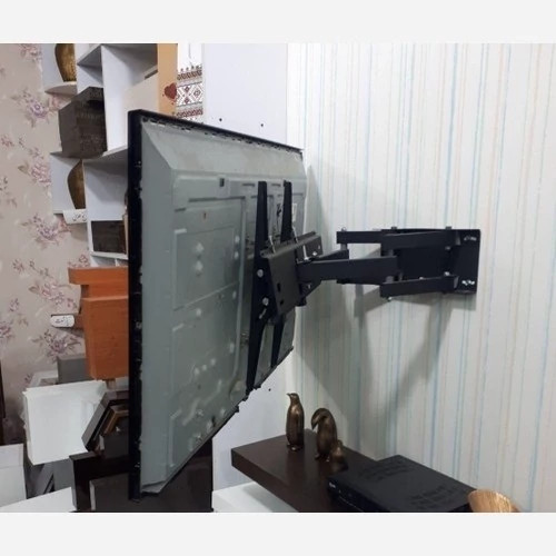 پایه تلویزیون دو بازویی نگهدارنده براکت دیواری مدل متحرک دوبازو مناسب برای تلویزیون های 37 تا 60 اینچ