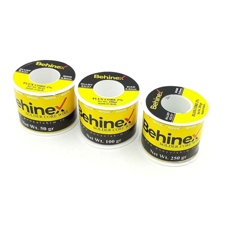 سیم لحیم بهینکس 50 سانت با قطر 0.8mm