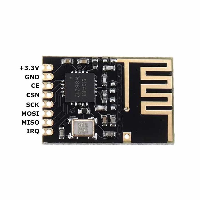 ماژول +NRF24L01 بدون آنتن SMD - فرستنده و گیرنده
