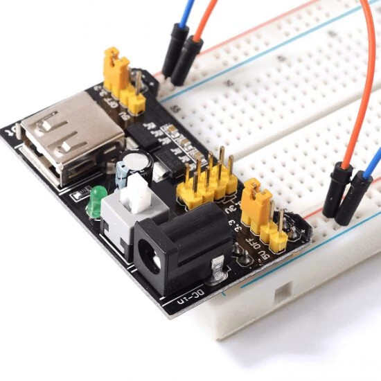 ماژول تغذیه برد بورد Breadboard Power با خروجی USB