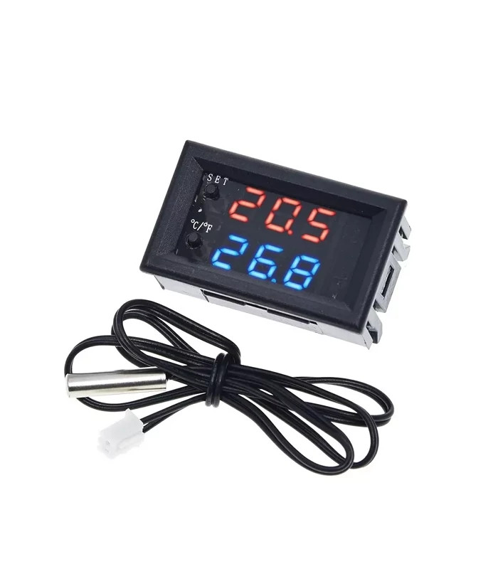 ماژول ترموستات دیجیتال W2809 دارای آلارم و خروجی رله