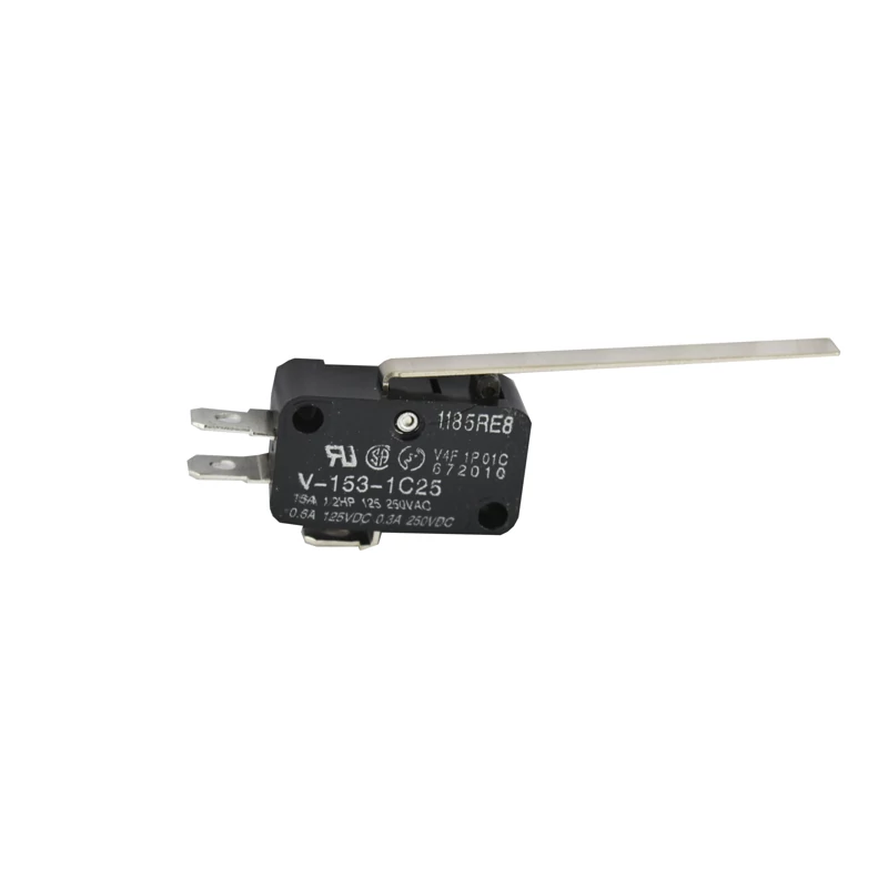 میکروسوئیچ 15A 250VAC اهرم دار 50mm مدل V153-1C25
