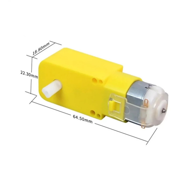موتور گیربکس پلاستیکی تک شفت 30RPM