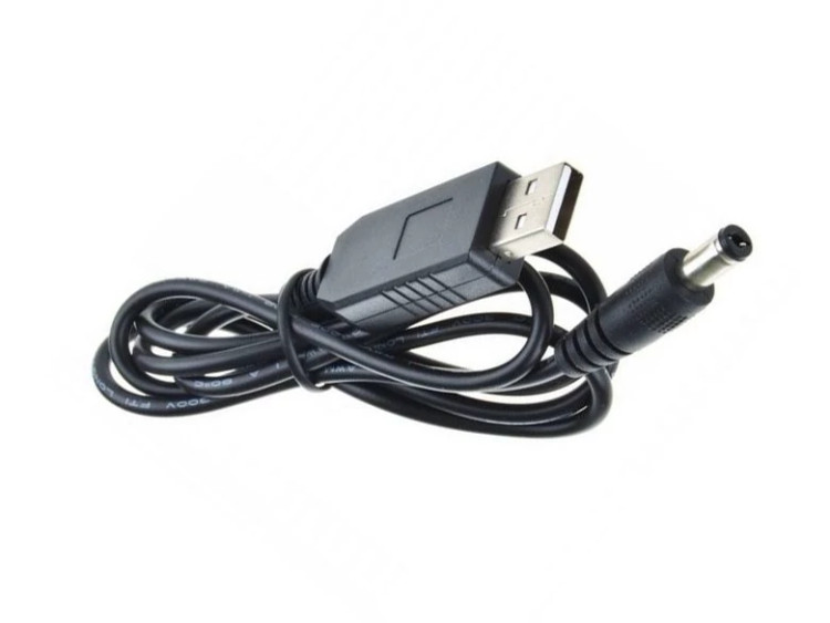 کابل USB افزاینده ولتاژ 5 به 9 ولت - USB Converter 5V to 9V