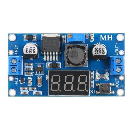 ماژول تغذیه کاهنده LM2596 با نمایشگر و جریان 3A