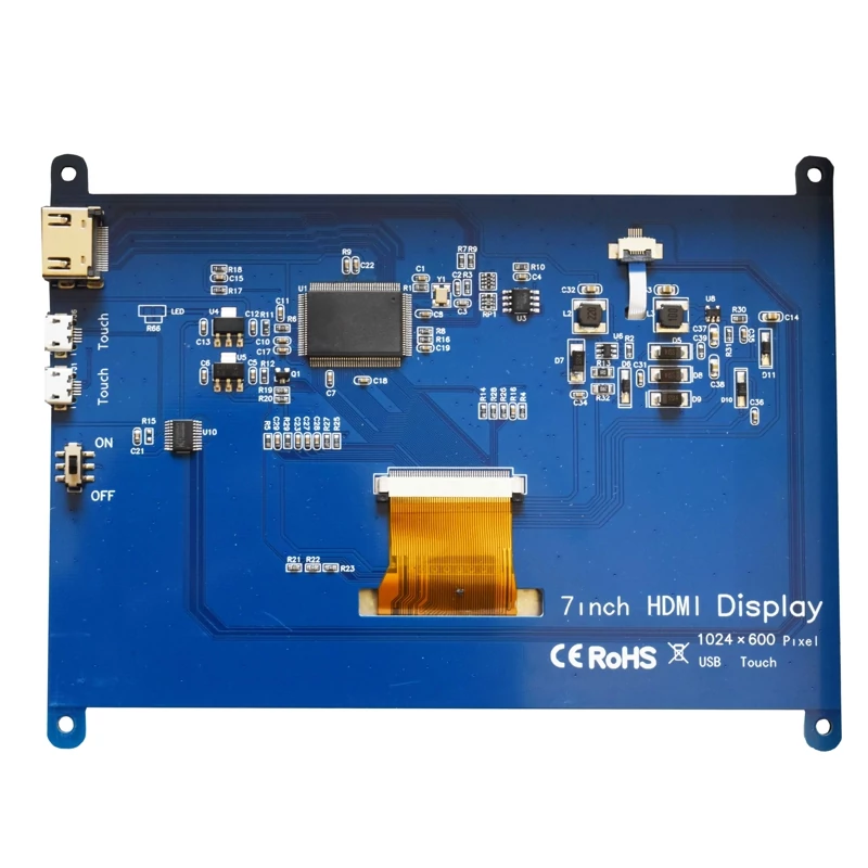 نمایشگر 7 اینچ همراه با تاچ خازنی دارای ورودی HDMI اورجینال