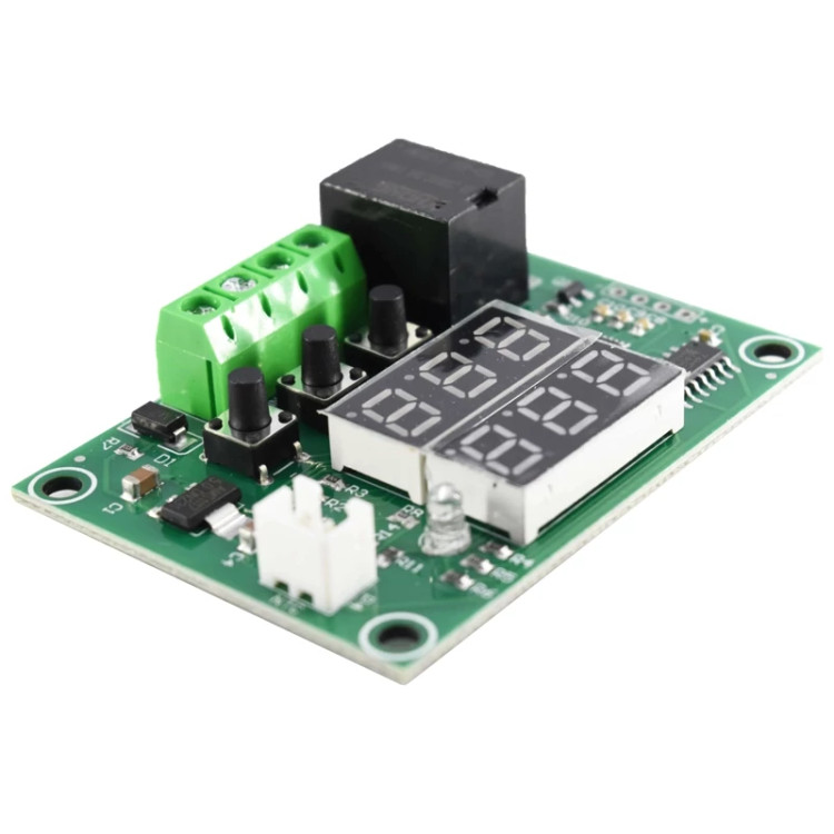 ماژول ترموستات دیجیتال XH-W1219 دارای نمایشگر و کلیدهای کنترلی