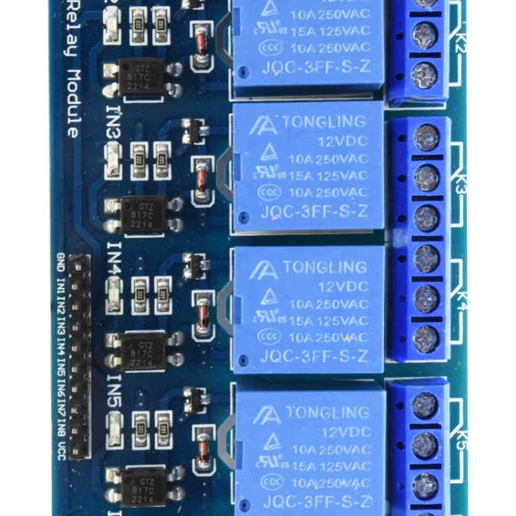 ماژول رله 8 کانال 12 ولت – Relay Module 12V