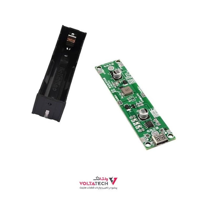 ماژول UPS و شارژر باتری لیتیومی 1 سل با خروجی 12V/2A