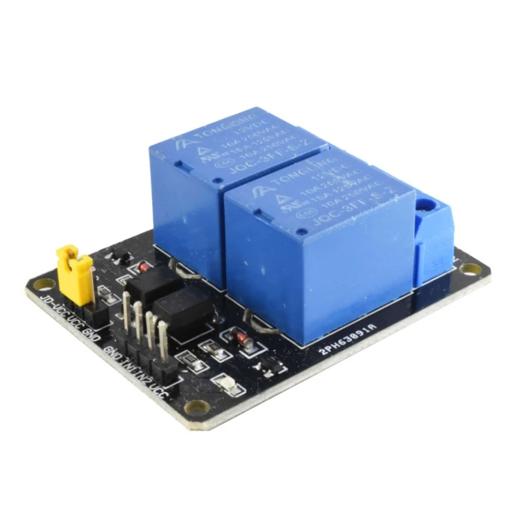 ماژول رله 2 کانال 12 ولت – Relay Module 12V