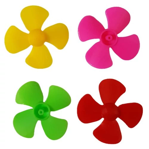 پره ملخ 4پر مرغوب 100mm  رنگ رندوم