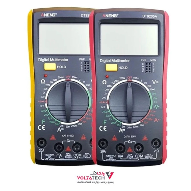 مولتی متر دیجیتالی مدل ANENG DT9205A سری DM920