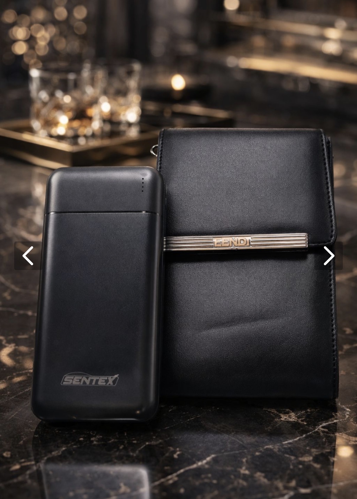 پاوربانک 30.000امپر سنتکس  مدلST. 35 به همراه کیف چرمی