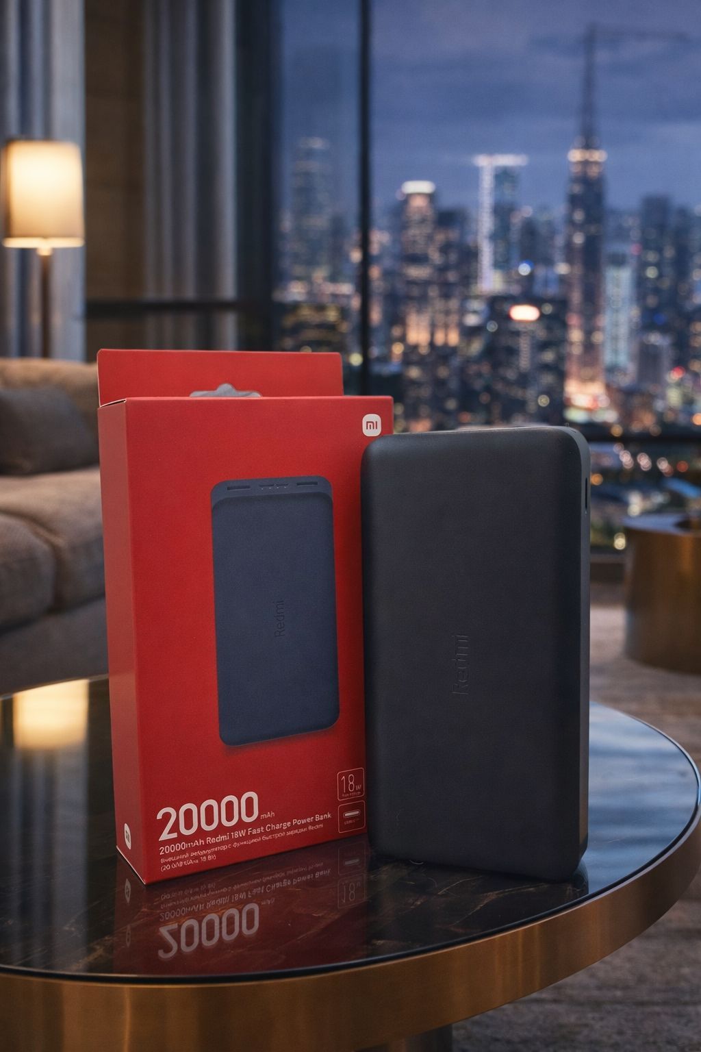 پاوربانک 20 هزار میلی آمپری شیائومی اصلی اورجینال 20000 New Pack خروجی 18 وات فست شارژ