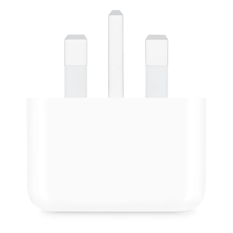 شارژر دیواری 20 وات اپل اورجینال مدل 20W USB-C با درگاه USB Type-C، شارژ سریع، طراحی جمعوجور و سازگار با دستگاههای آیفون، آیپد و ایرپاد