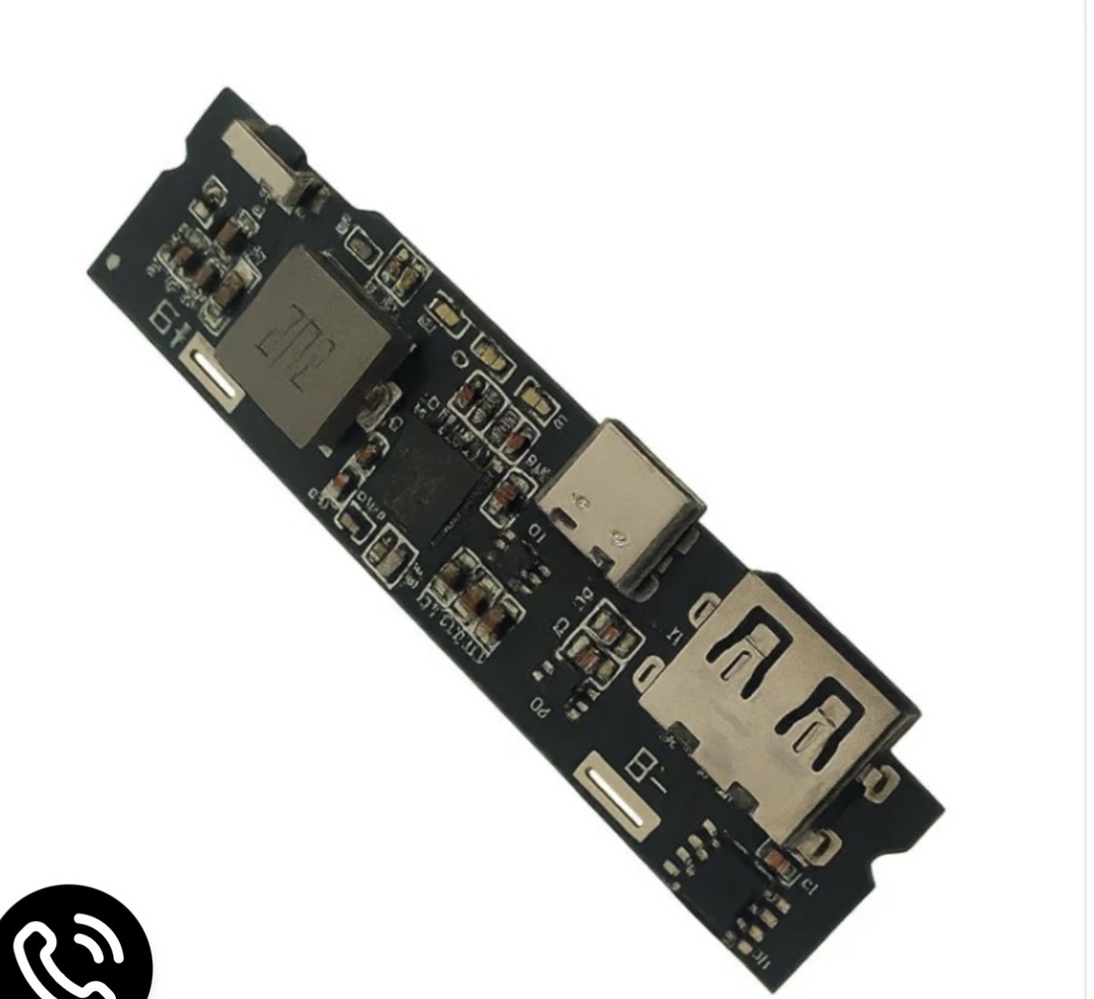 ماژول پاور بانک بانک فست شارژ دارای پورت Type-C و USB با خروجی 18W