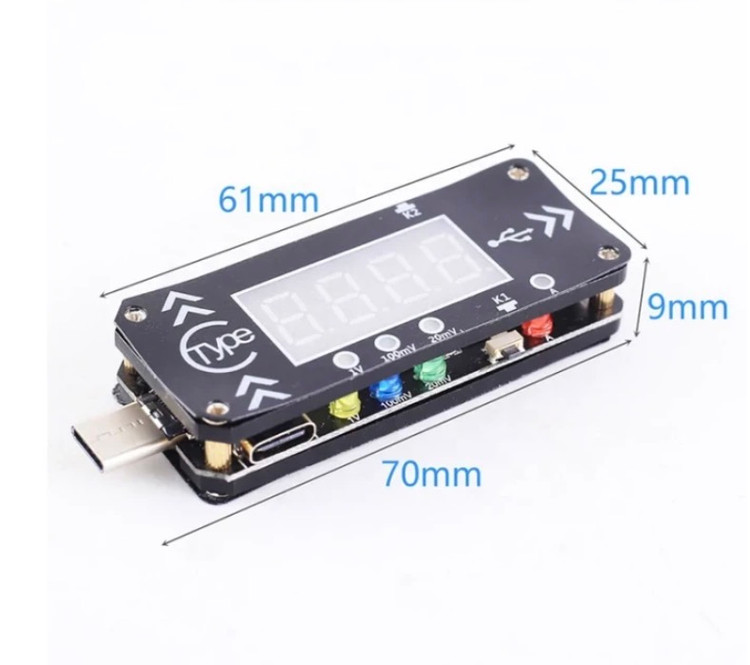 ماژول نمایشگر فست شارژ XY-WPDT با خروجی USB