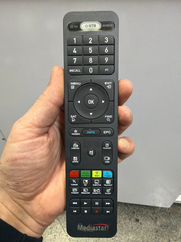 کنترل گیرنده مدیا استار فونیکس اورجینال کلید میکروسوییچ MEDIASTAR FOWNIX