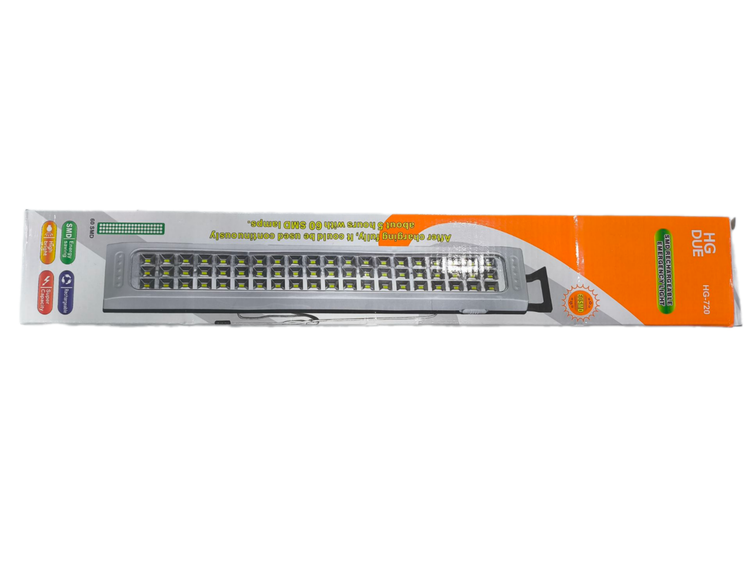 چراغ شارژی اضطراری LED HG-720 --60smd 2025