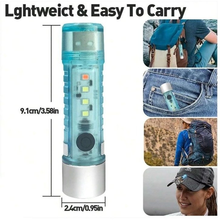چراغ قوه دستی مدل شارژی کد USB ZJ-023