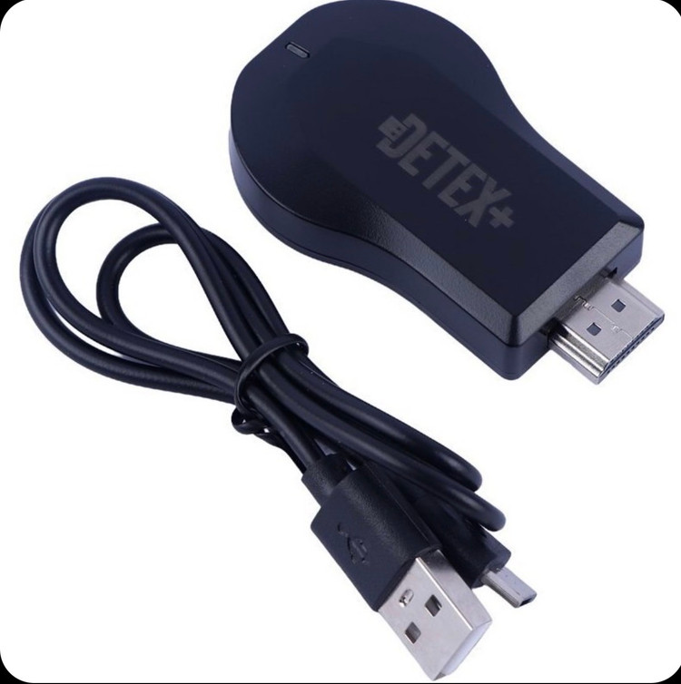 دانگل انتقال تصویر بیسیم DETEX+ AnyCast مدل DWD02 – مبدل Wireless Display HDMI دو هسته ای