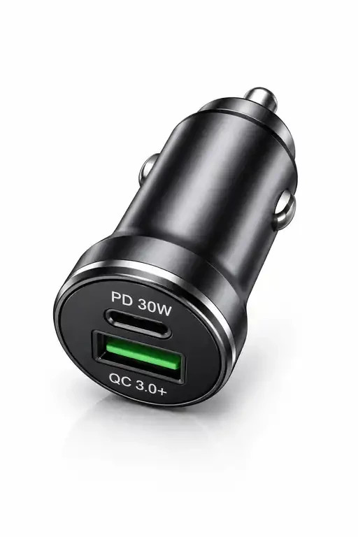 شارژر فندکی سوپر فست شارژ Youshengku مدل Y‑76 توان 48 وات با دو پورت USB و PD